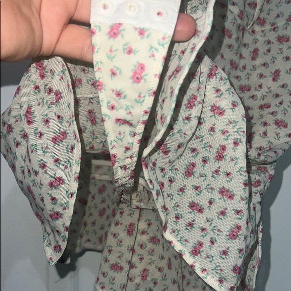 Victoria's Secret Cream and Red Floral Chemise - Picture 5 of 9